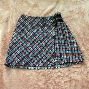 Urban outfitters thick asymmetrical wrapped skirt